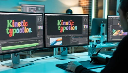 Kinetic typography videos using animated text to boost impact and message recall.