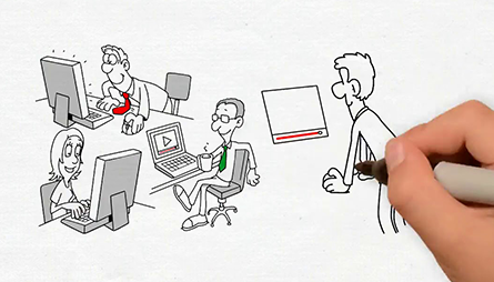 Step-by-step whiteboard explainers for training and education in Ahmedabad